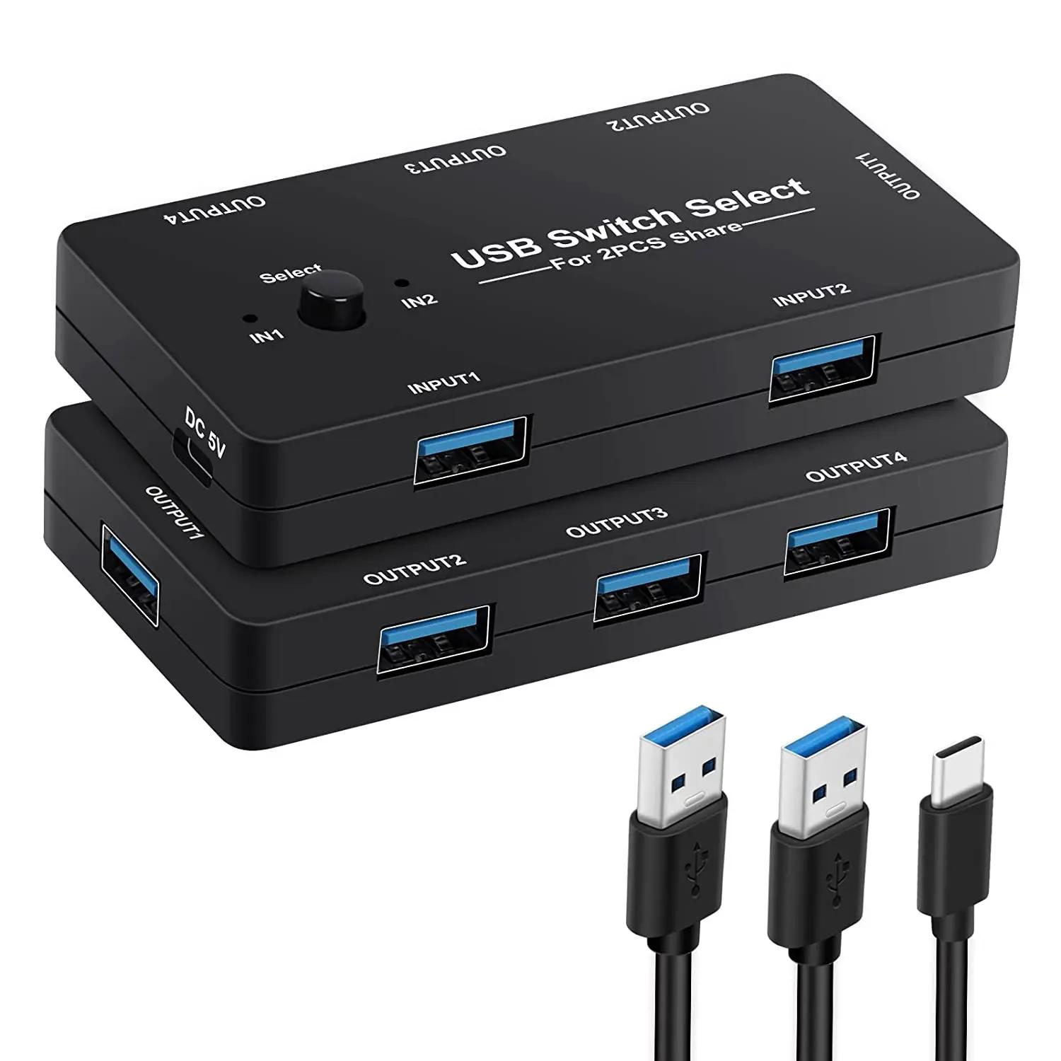  ȣ ȯ USB  ĳ ũ ñ ġ ڽ, USB2.0 KVM ó ø, 2 in 4 Out, 2 in 2 Out